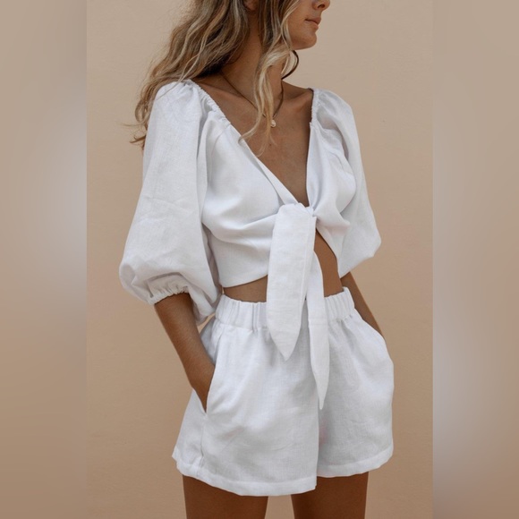 NWT Linenstyle White Set. - Picture 1 of 3